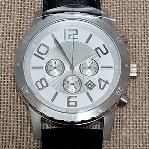 SILPADA | Large Face Chronograph Boyfriend Watch T2957